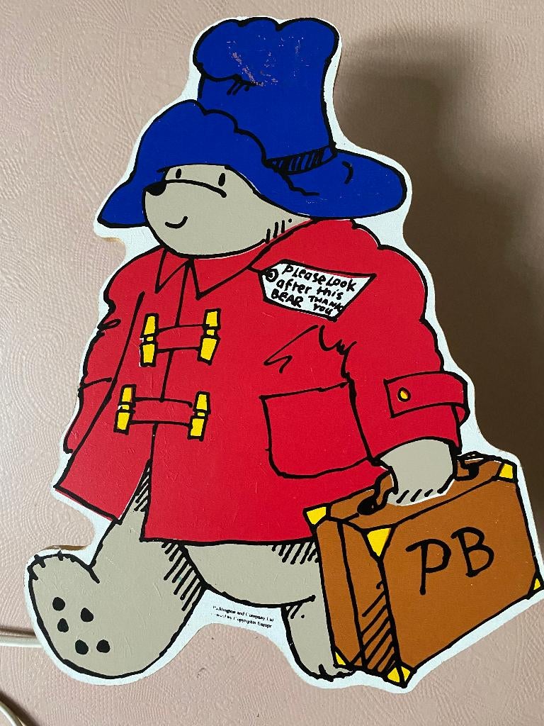 Beertje Paddington wandlamp  Please look after this BEAR, Ophalen of Verzenden, Zo goed als nieuw, Lamp