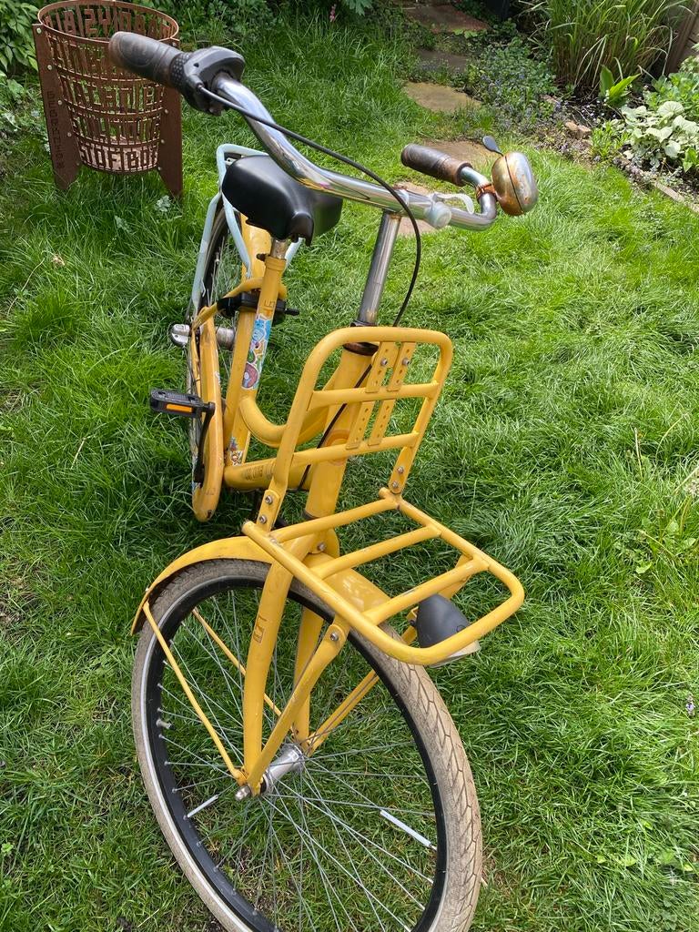 Cortina U4 Transport Regular Geel, Fietsen en Brommers, Fietsen | Meisjes, Ophalen, Gebruikt, 26 inch of meer, Versnellingen
