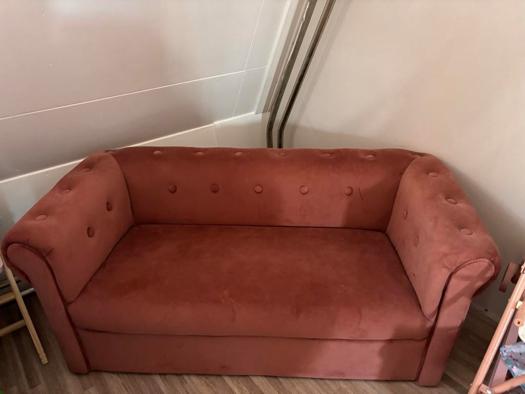 Xenos kinderbankje, Huis en Inrichting, Ophalen, Gebruikt, Minder dan 75 cm, Tweepersoons