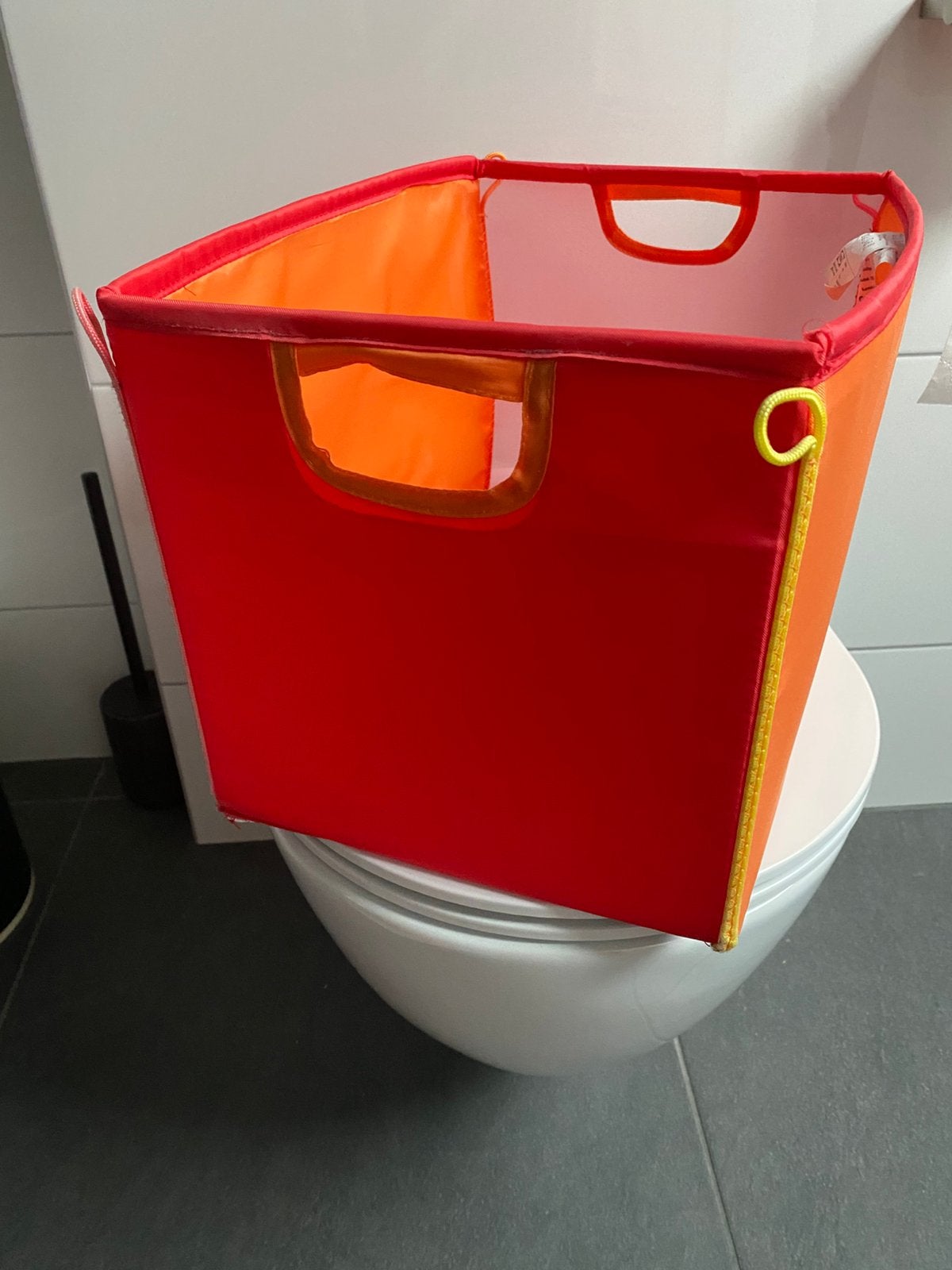Opbergbak 2x rood/oranje IKEA, Huis en Inrichting, Ophalen, Zo goed als nieuw