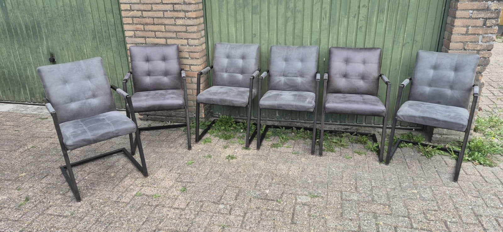 6 eetkamerstoelen, Ophalen, Gebruikt, Zwevend, Vijf, Zes of meer stoelen