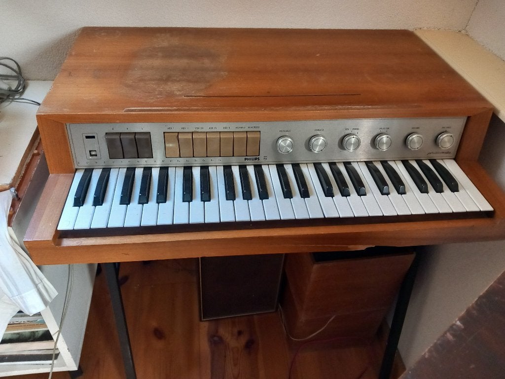 2x Philips Philicorda Orgel (vintage), Ophalen, Gebruikt, 1 klavier, Orgel