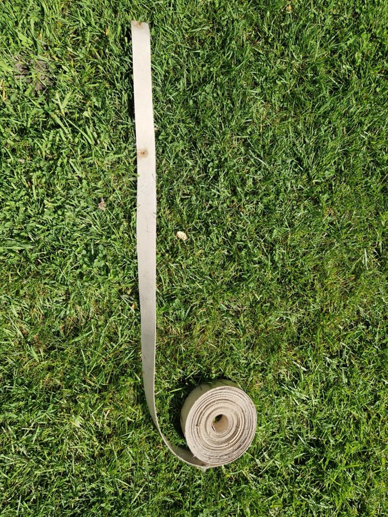 Canvas band 4 cm breed, Ophalen, Minder dan 10 meter