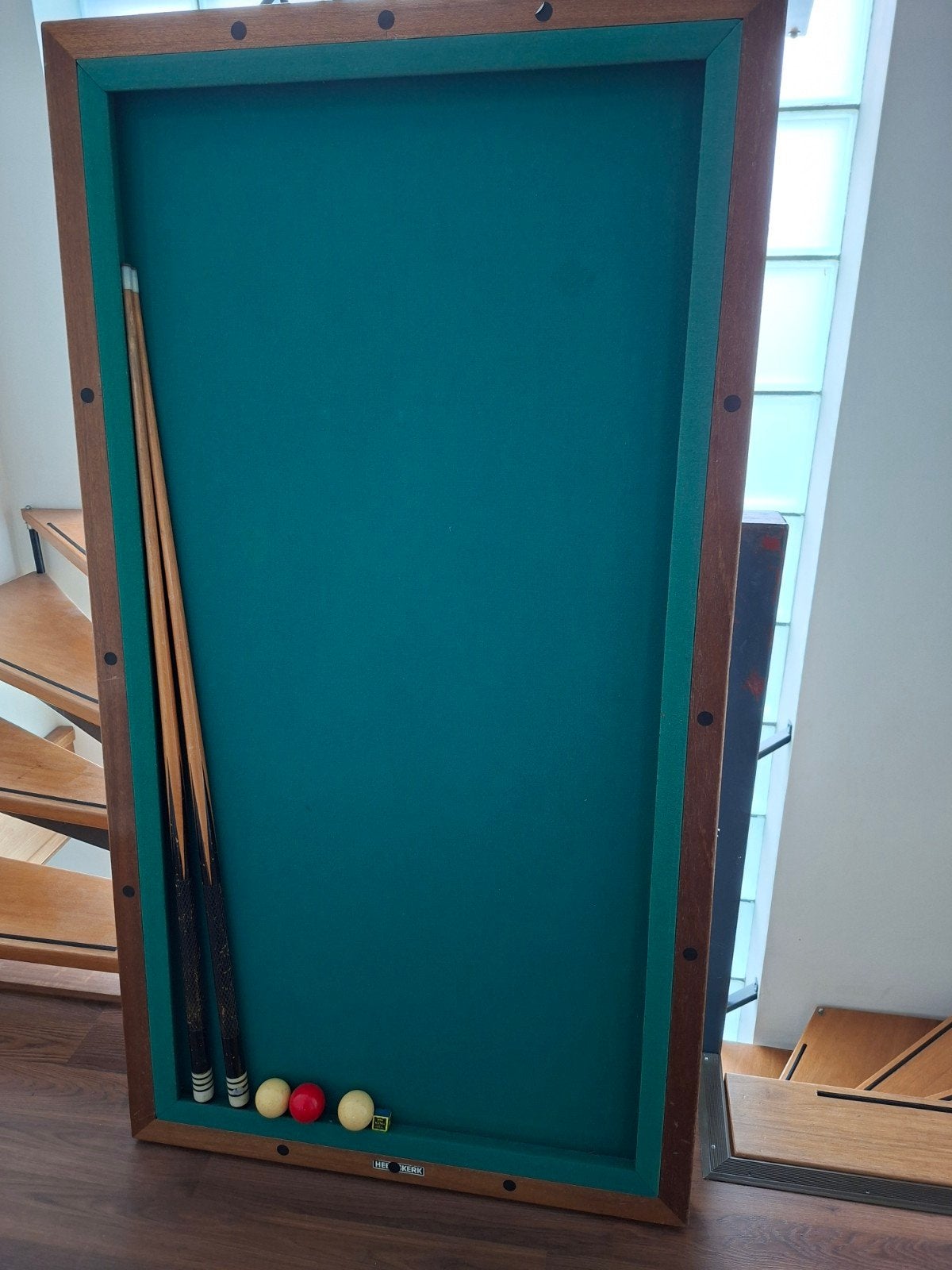 Mini carambole biljarttafel van het merk Heemskerk, Ophalen, Gebruikt, Biljarttafel
