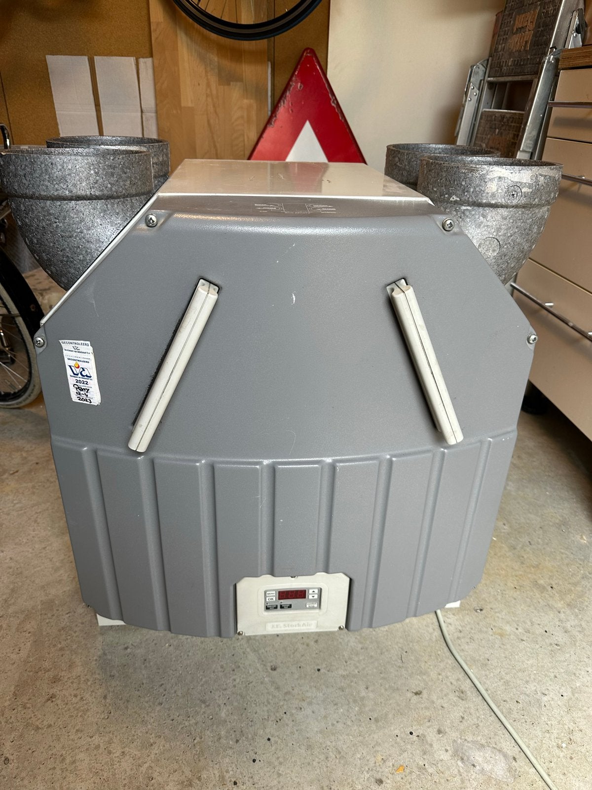 J.E. Storkair WTW installatie WHR 90/WHR 91, Ophalen, Gebruikt, Ventilator en Afzuiger