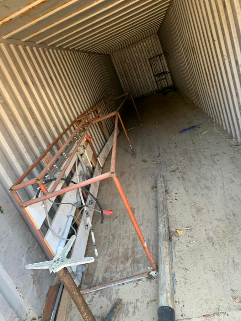 Bar frame met aansluitingen, Ophalen, Gebruikt