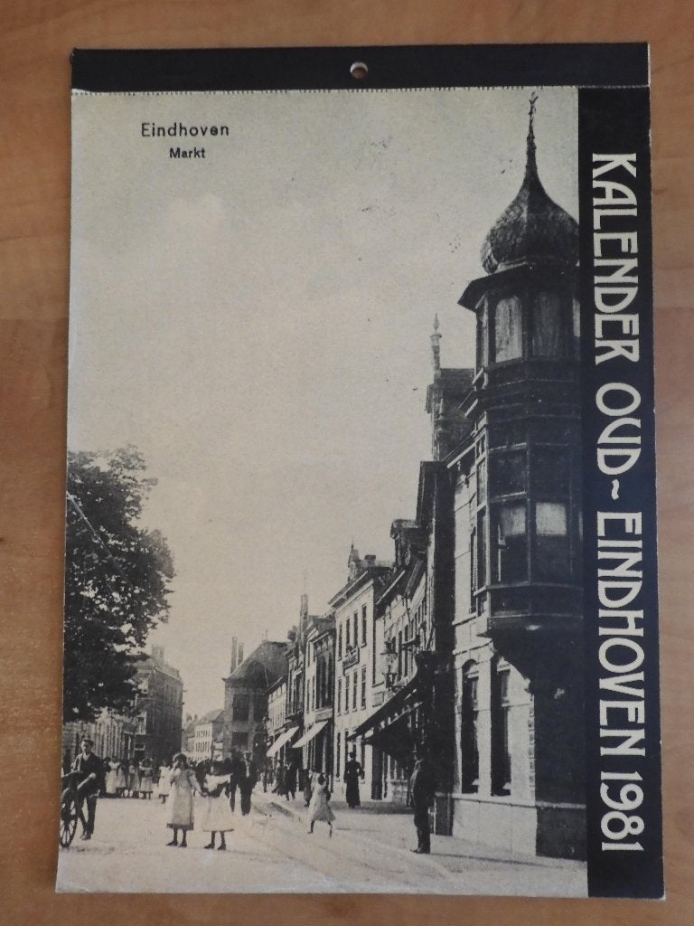 Kalender Oud Eindhoven 1981, oude foto's van Eindho, Diversen, Ophalen of Verzenden, Maandkalender, Gebruikt