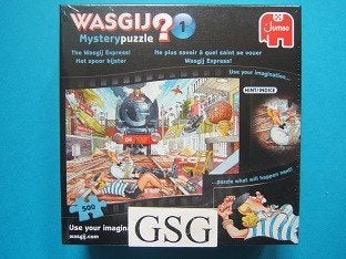 Wasgij mysterie 1 ( de wasgij) 500 st nr. 1119800075-01, Ophalen, 500 t/m 1500 stukjes, Nieuw
