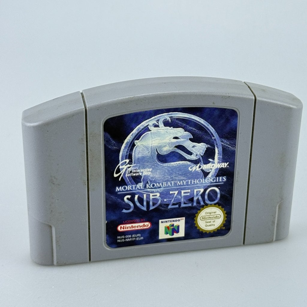 N64 Game: Sub-Zero Losse cardridge, Nintendo, Gebruikt, Support@nintendo.com, 11-1 Hokotate-cho, Kamitoba, Minami-ku
Kyoto 601-8501
Japan