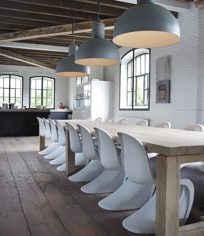 Frezoli Lozz XL industriële hanglamp voor eetkamer/keuken, Ophalen of Verzenden, Zo goed als nieuw, Metaal