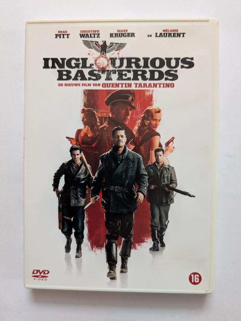 Inglourious Basterds (2009) - DVD, Vanaf 16 jaar, Verzenden, Zo goed als nieuw, Actiekomedie