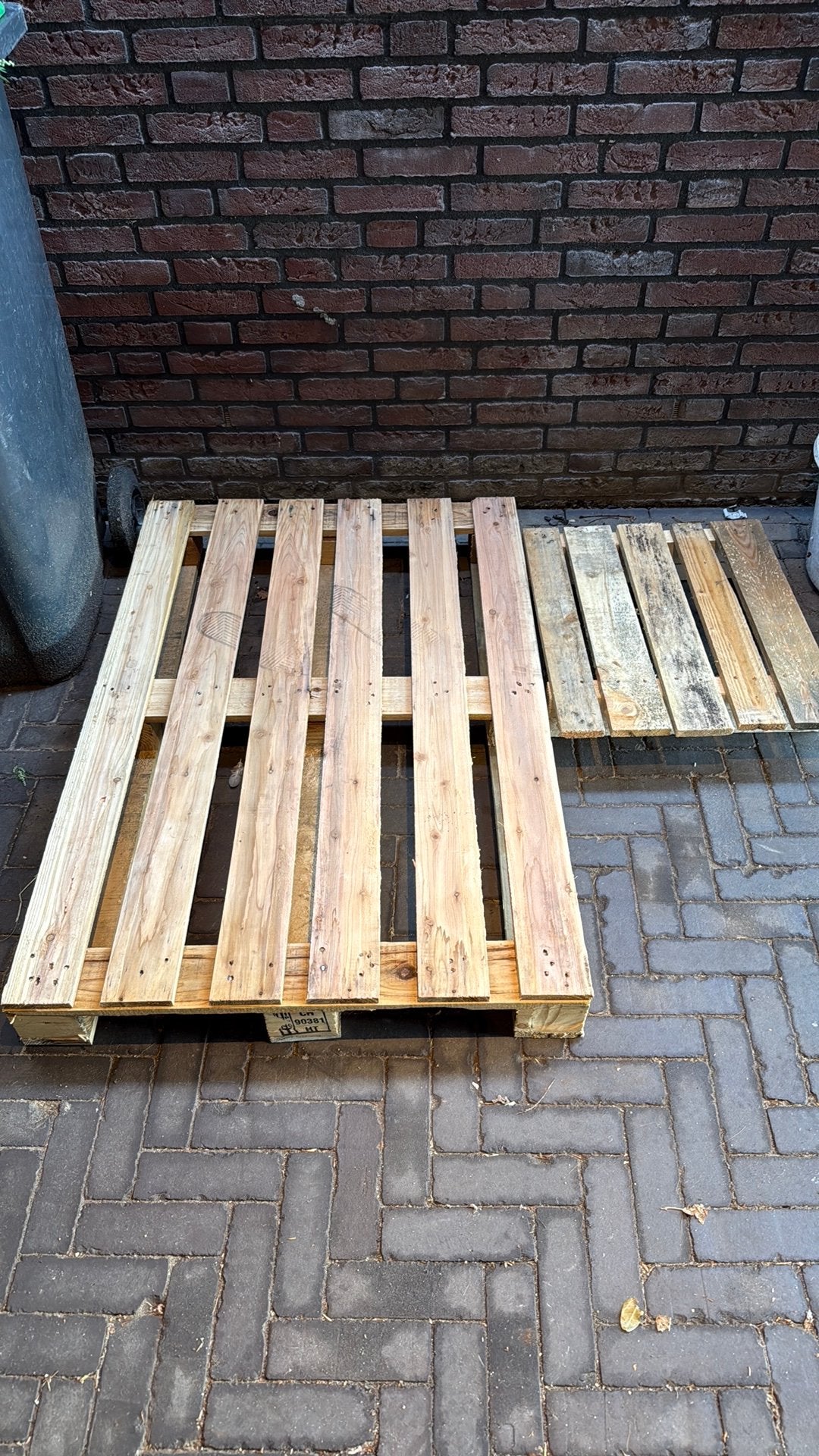 Pallets hout, Ophalen, Zo goed als nieuw, Pallet, Minder dan 200 cm