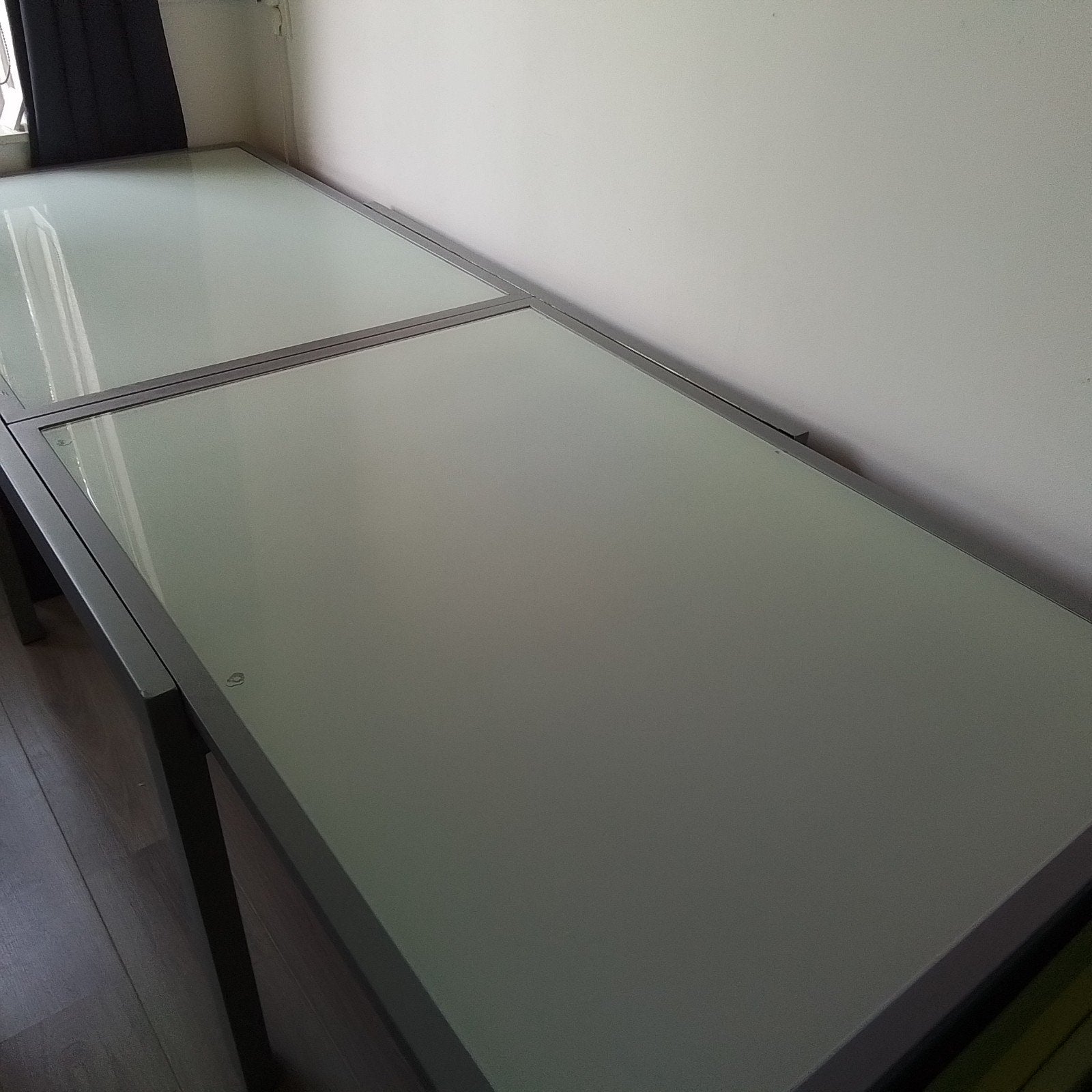 Uitschuifbare eettafel, Huis en Inrichting, Tafels | Eettafels, Ophalen, Gebruikt, 100 tot 150 cm, 50 tot 100 cm