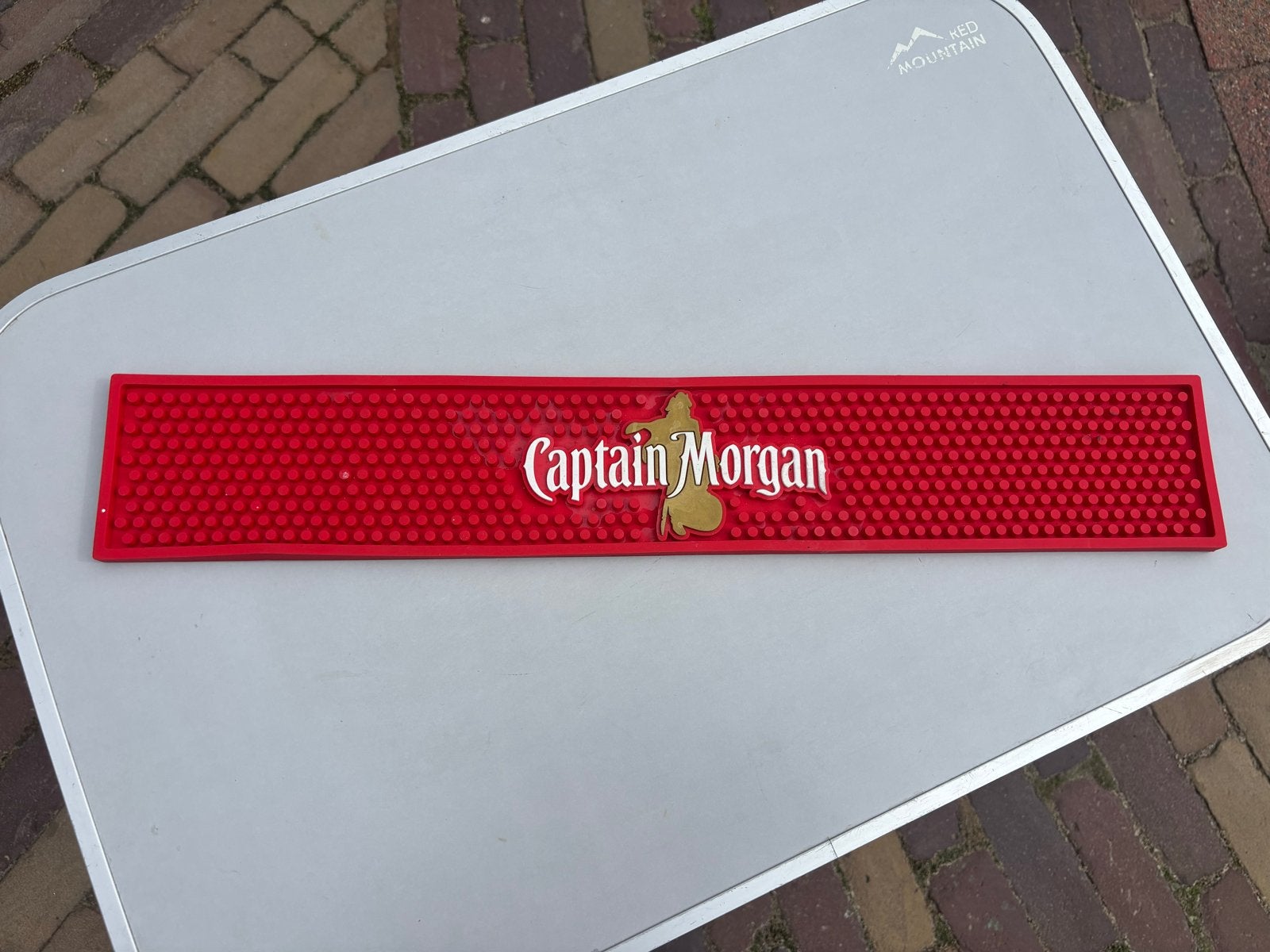 Captain Morgan barmat - rubberen mat voor bar of keuken, Overige typen, Nieuw, Ophalen of Verzenden, Rood