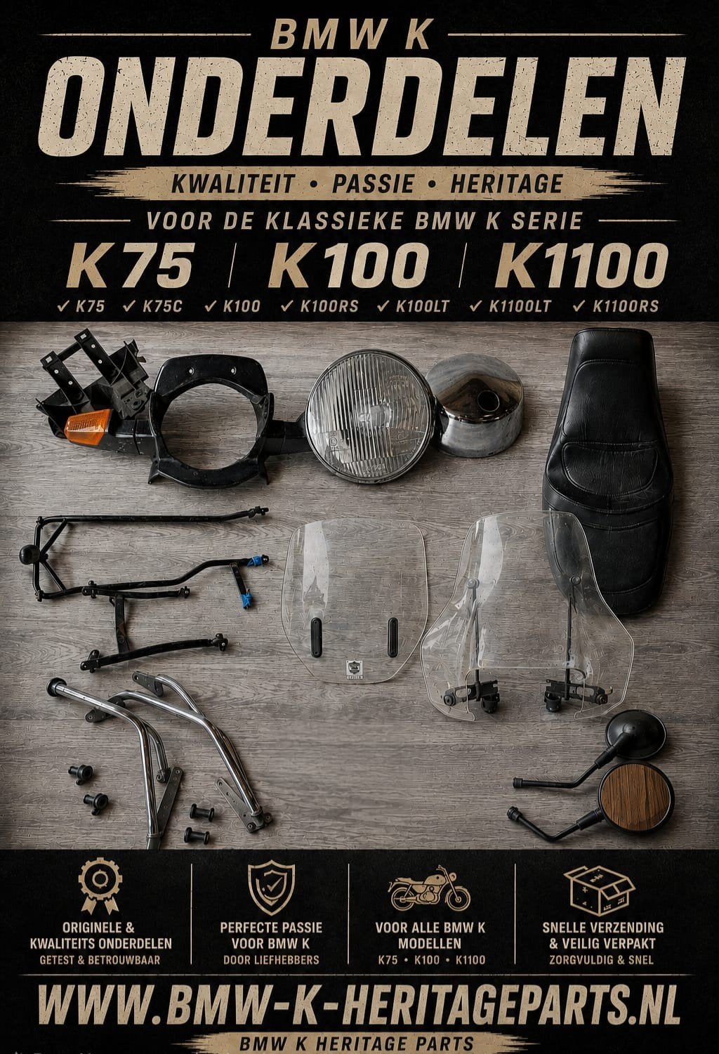 onderdelen bmw K75, K100, K1100, Ophalen of Verzenden, Bmw, Bmwkheritageparts@outlook.com, Veenoord