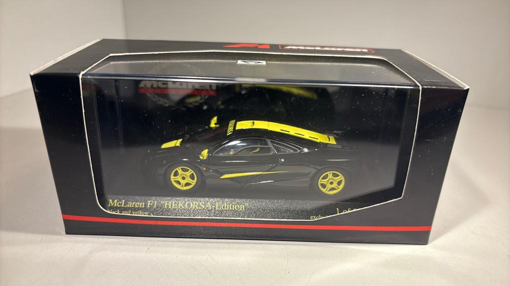 McLaren f1 hekorsa edition minichamps 1.43, Auto, Ophalen of Verzenden, MiniChamps, A