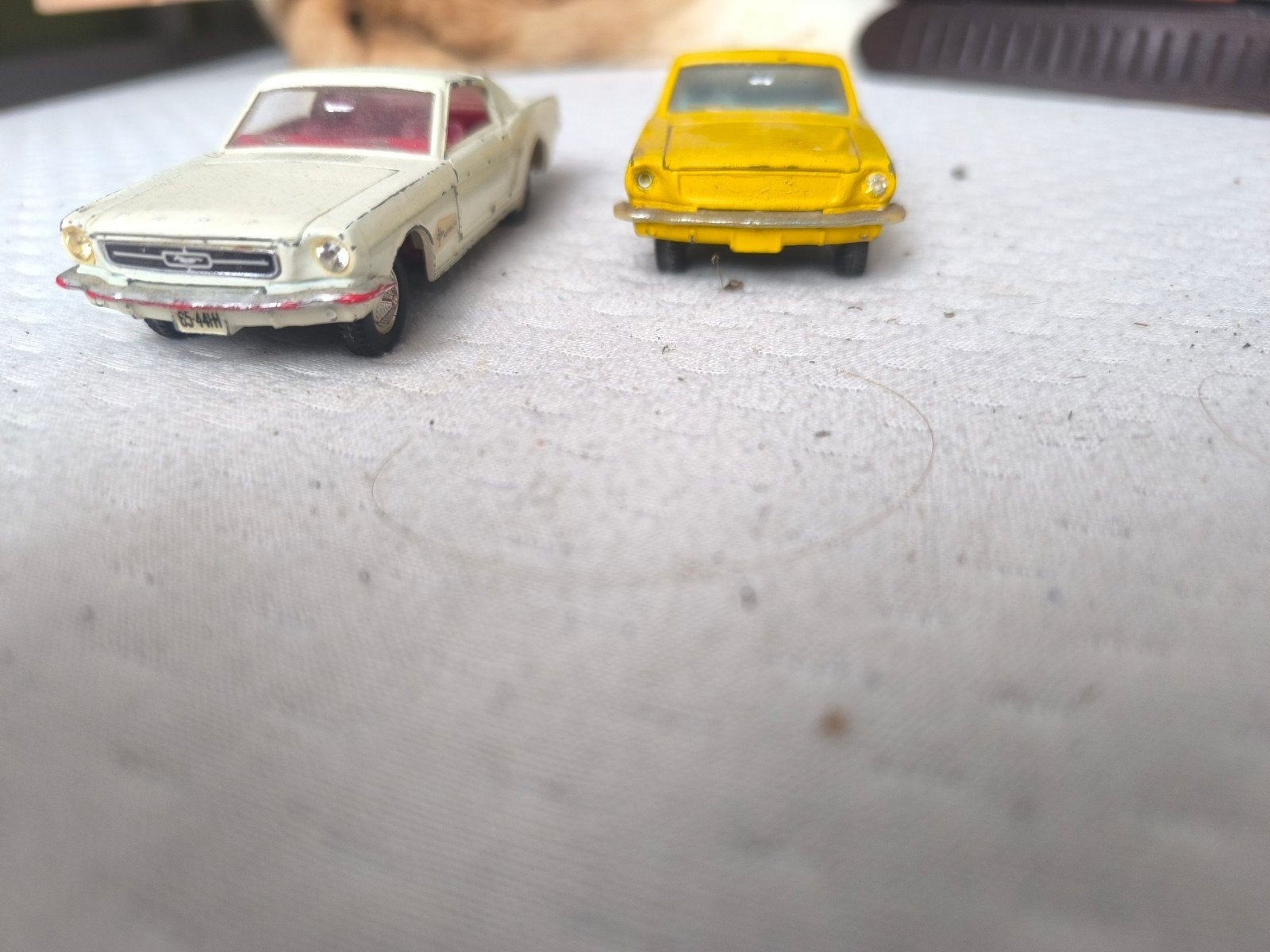 Dinky toys Ford Mustang 161, Ophalen of Verzenden, Gebruikt, Auto, Dinky Toys
