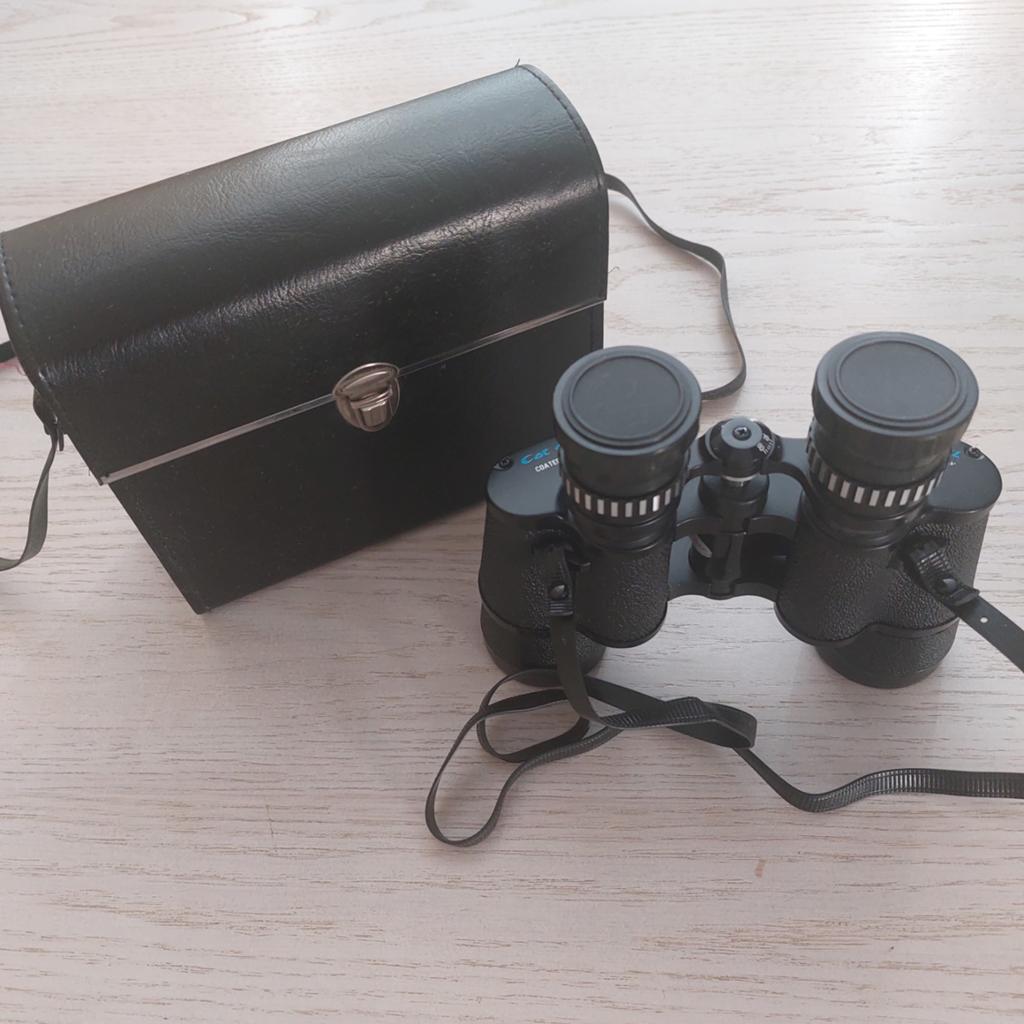 Quick Focus verrekijker 8x40 met tas, Ophalen of Verzenden, Gebruikt, 8 tot 12x, Met hoes of tas
