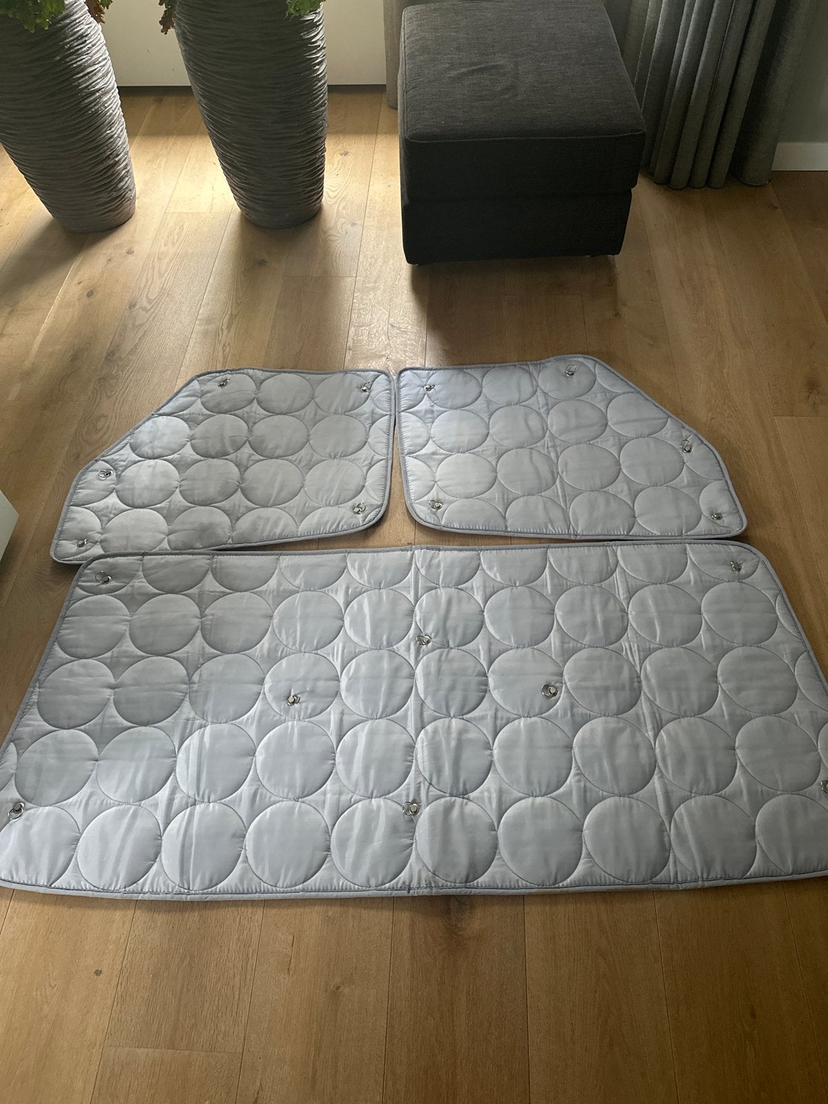 Set van 3 gewatteerde raamisolatie voor camper/bus, Ophalen, Zo goed als nieuw