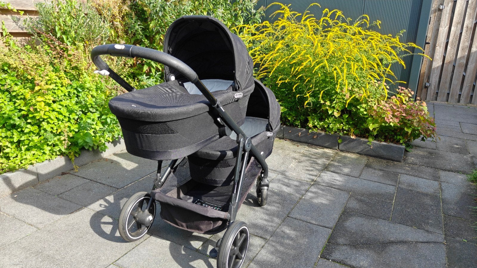 Foto 6 van Cybex Gazelle S Duo kinderwagen compleet – Moon Black
