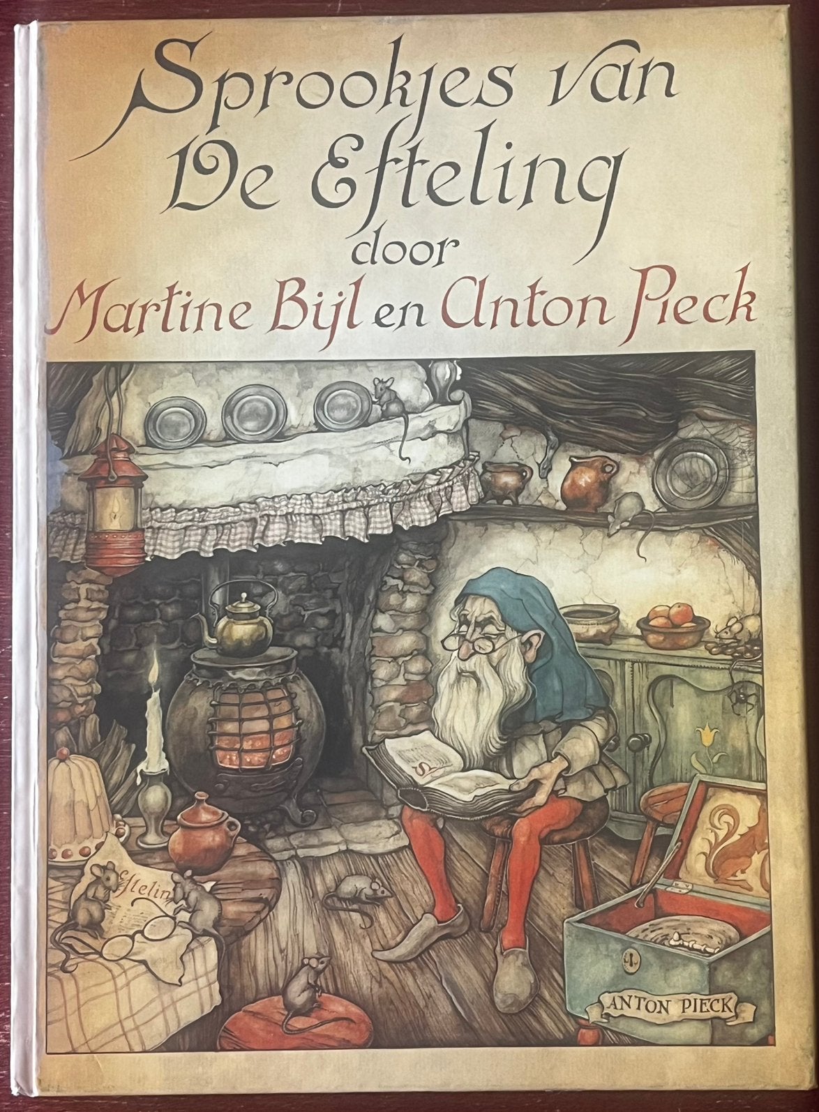 boek  1975 2e druk De Efteling Anton Pieck Martine Bijl, Verzamelen, Efteling, Ophalen, Gebruikt, Overige typen