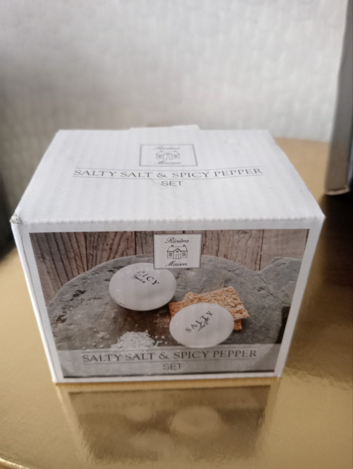 Riviera Maison peper&zout vaatje., Ophalen of Verzenden, Zo goed als nieuw, Overige stijlen, Overige typen