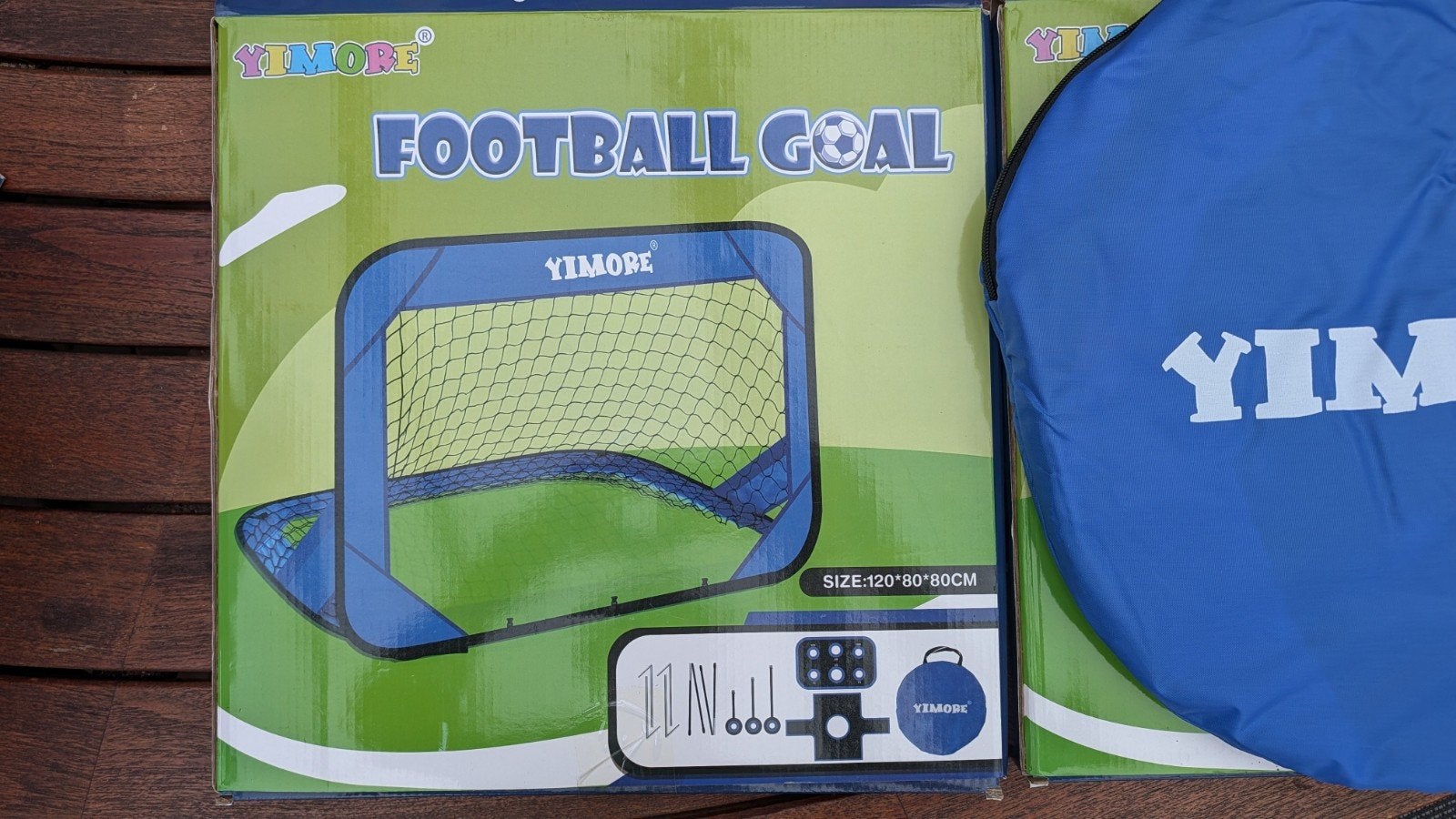 Opvouwbare 4-in-1 voetbaldoel met draagtas, Ophalen of Verzenden, Zo goed als nieuw, Overige typen
