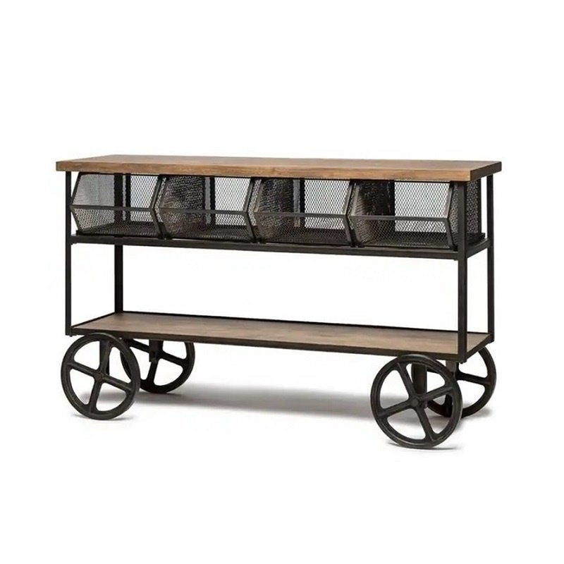 Industriële Retro Keuken Trolley Fruitkar Horeca Keukenblok, Info@dehanzeherten.nl, De Hanze herten BV, Nieuw, Ophalen of Verzenden