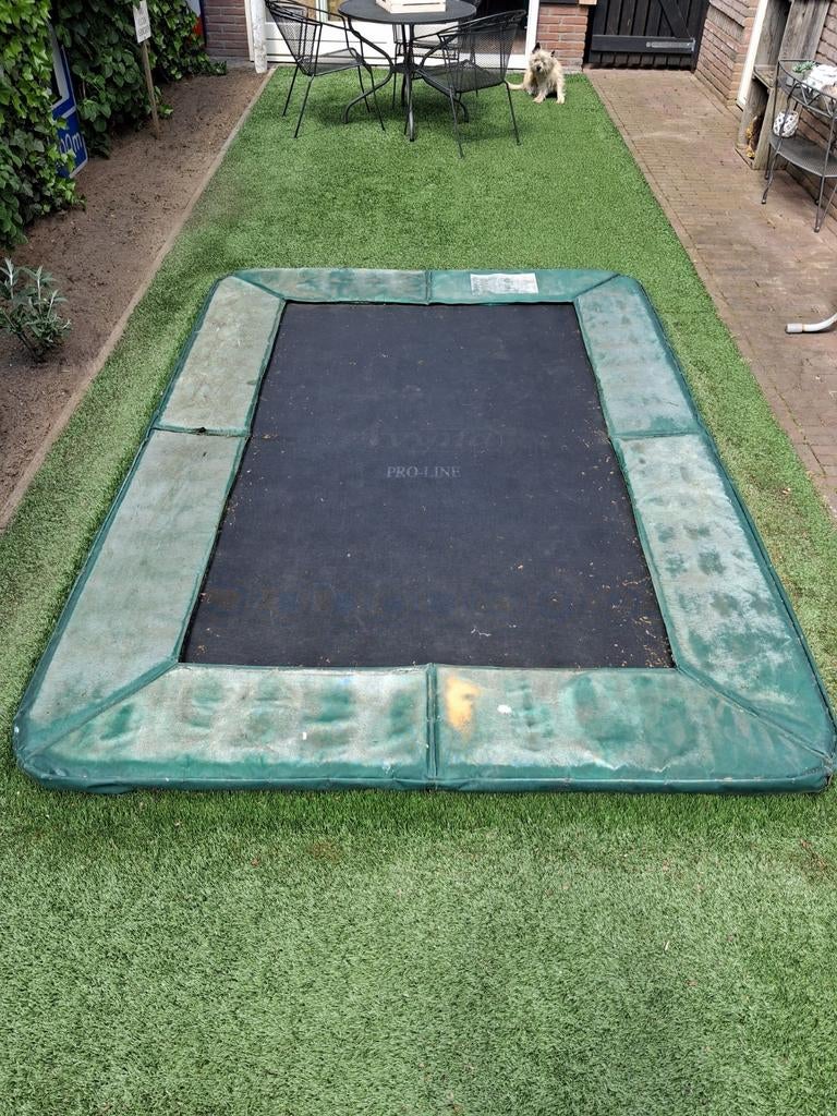 Pro-Line Inbouw trampoline, Ophalen, Gebruikt