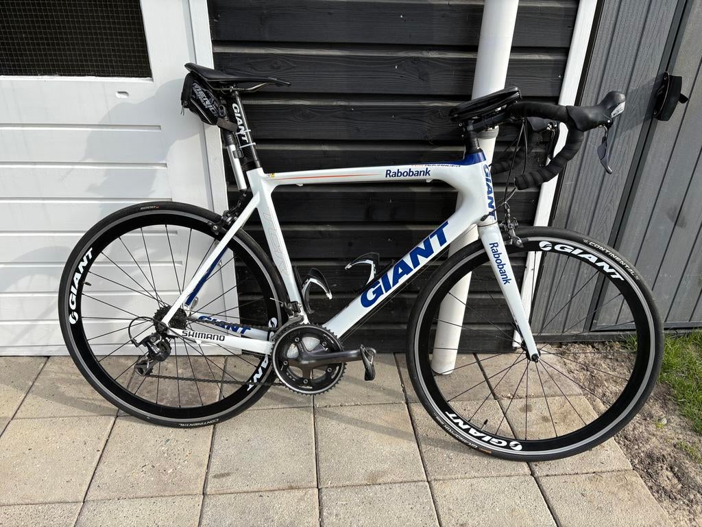 Giant TCR Advanced Rabobank racefiets, Fietsen en Brommers, Fietsen | Racefietsen, Ophalen, 28 inch, Gebruikt, Carbon