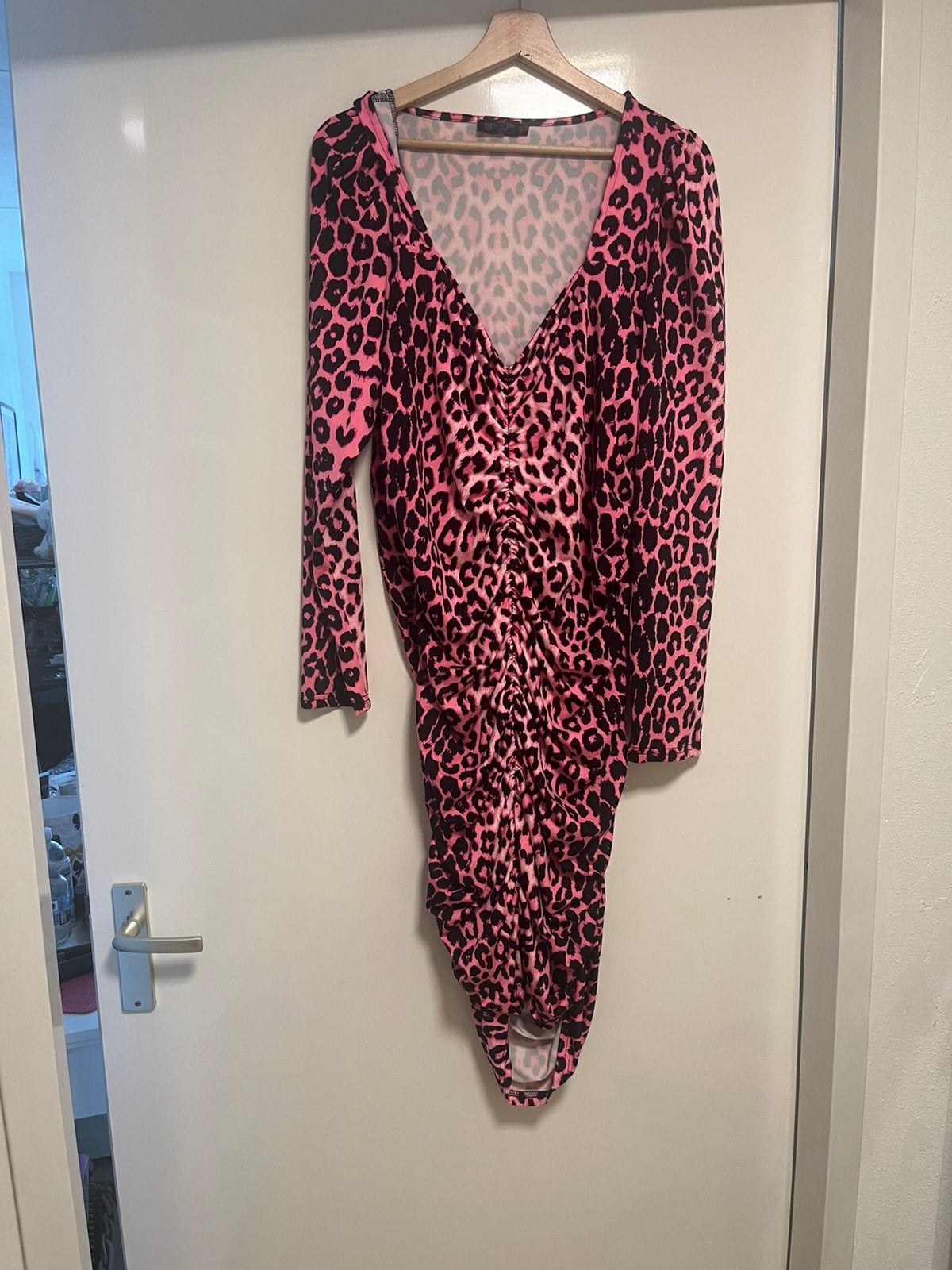 Jurk 46, Ophalen of Verzenden, Zo goed als nieuw, Roze, Jurk