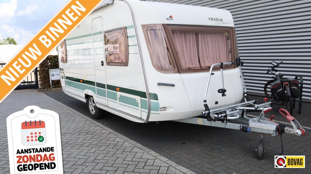 Chateau Cantara 450 FHU mover en etui luifel, Caravans en Kamperen, Chateau, Rondzit, Bedrijf, Overige typen