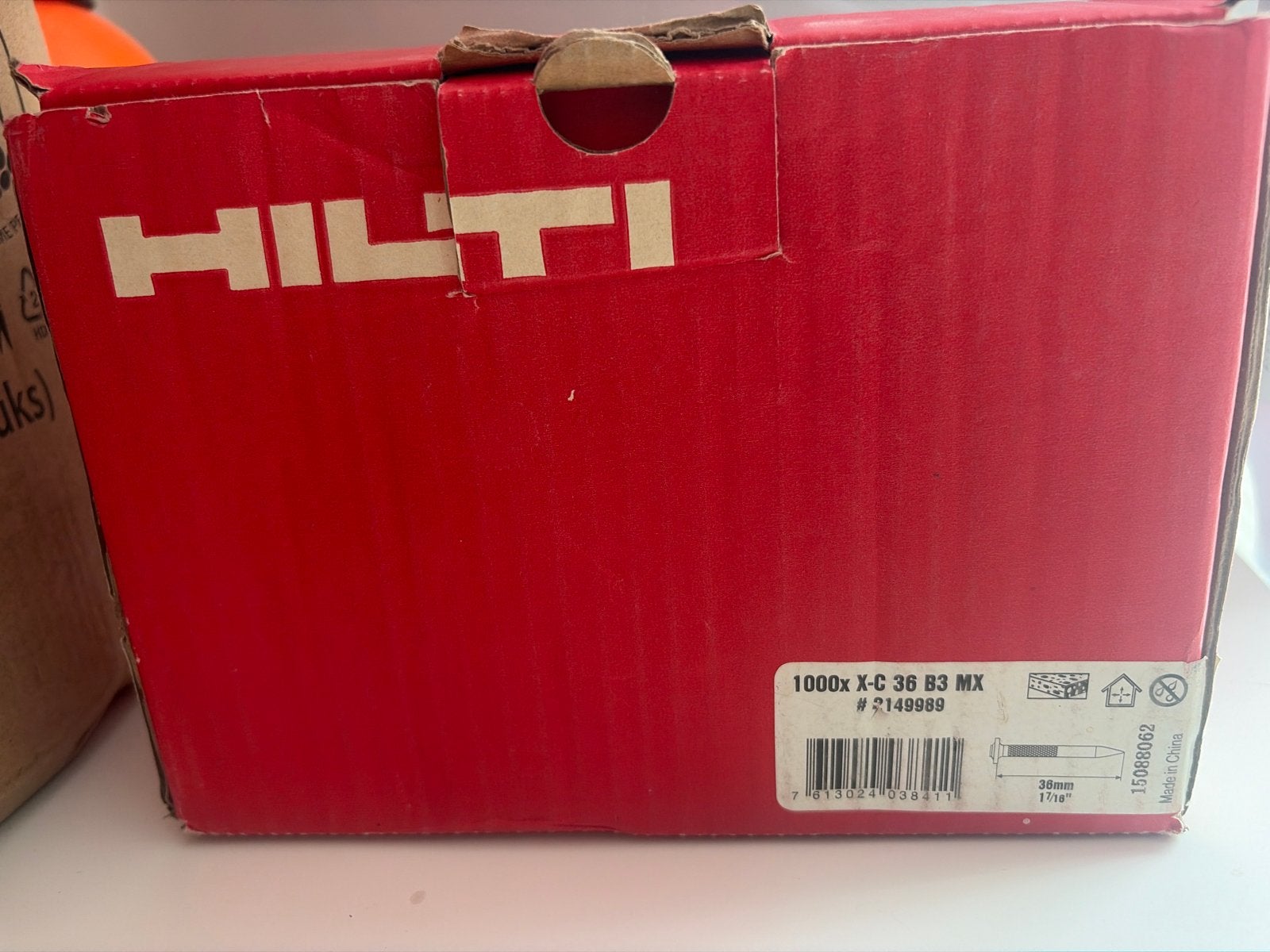 Hilti X-C 36 B3 MX Spijkers - 1000 stuks, Ophalen of Verzenden, Nieuw, Minder dan 50 mm, Spijkers