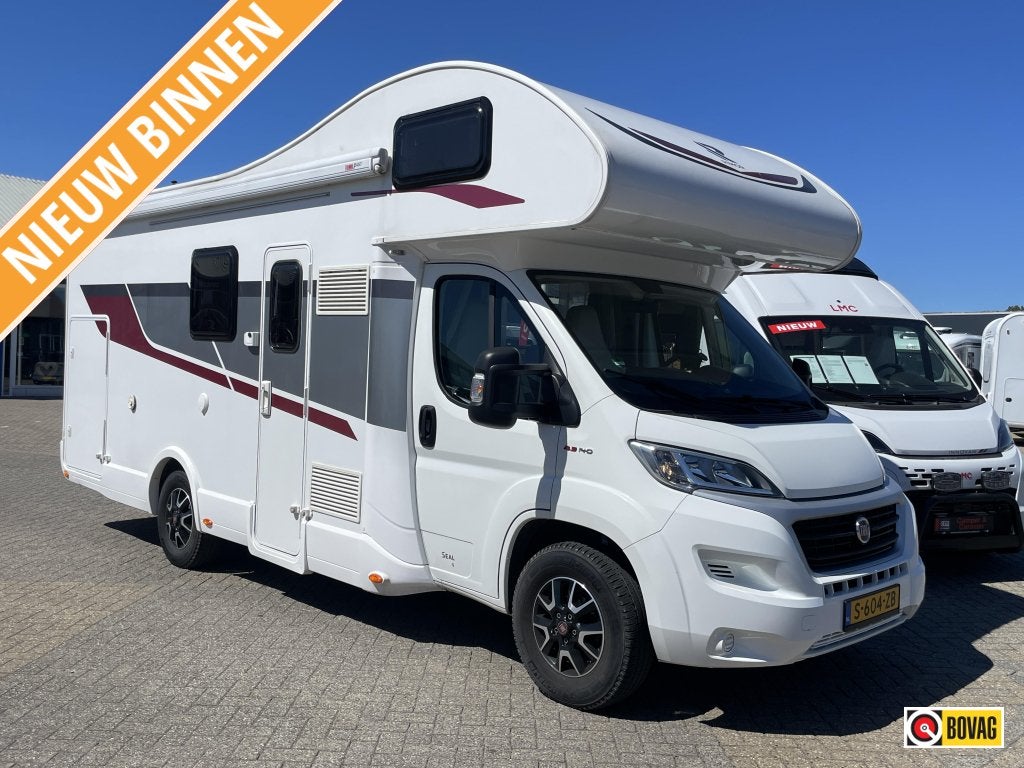 Rimor Seal 5 6 PERSOONS/DAKAIRCO/MAVE/LEVELSYSTEEM/FIETSENDR, Alkoof, Airbags, Fiat, Treinzit