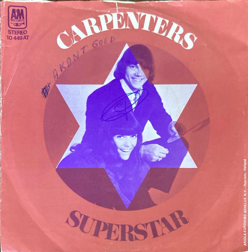Carpenters - Superstar (Single, 1971), Cd's en Dvd's, Vinyl Singles, Gebruikt, 7 inch, Single, Ophalen of Verzenden