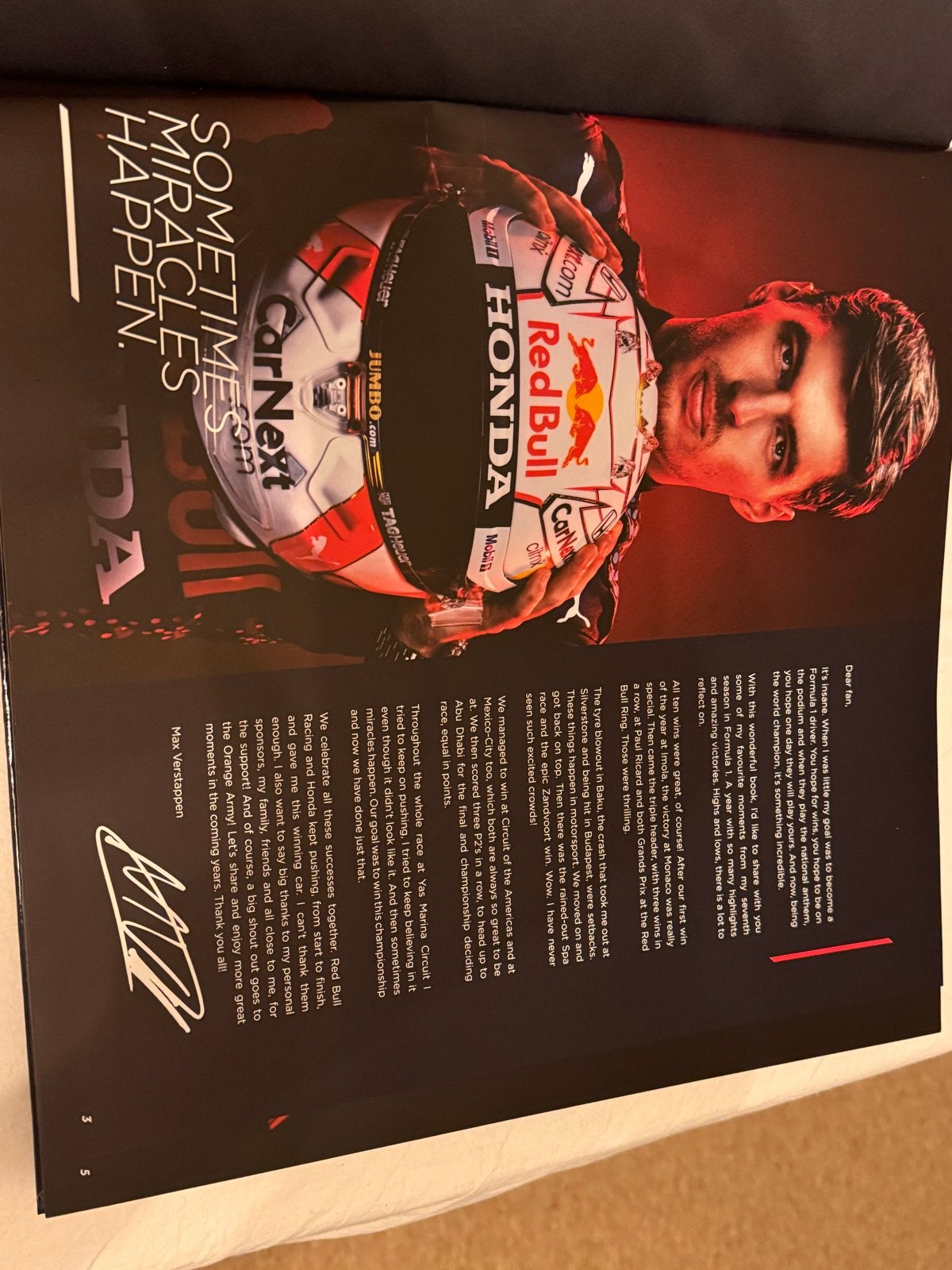 Max Verstappen Jaarboek 2021 World Champion, Ophalen of Verzenden, Zo goed als nieuw, Overige sporten