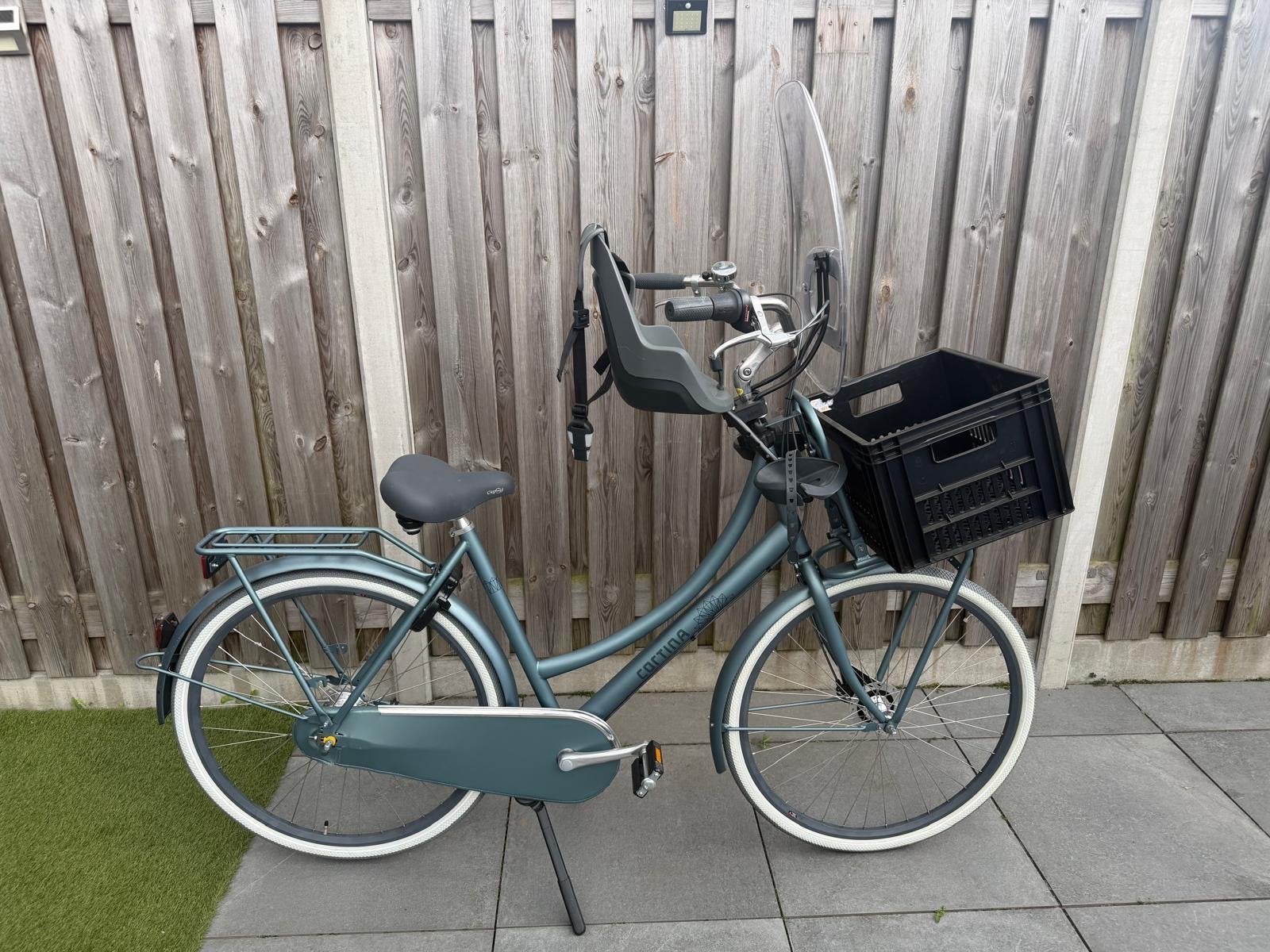 Cortina U4 Family Bike - Ideaal voor ouders, Terugtraprem, 50 tot 53 cm, Ophalen, Overige merken