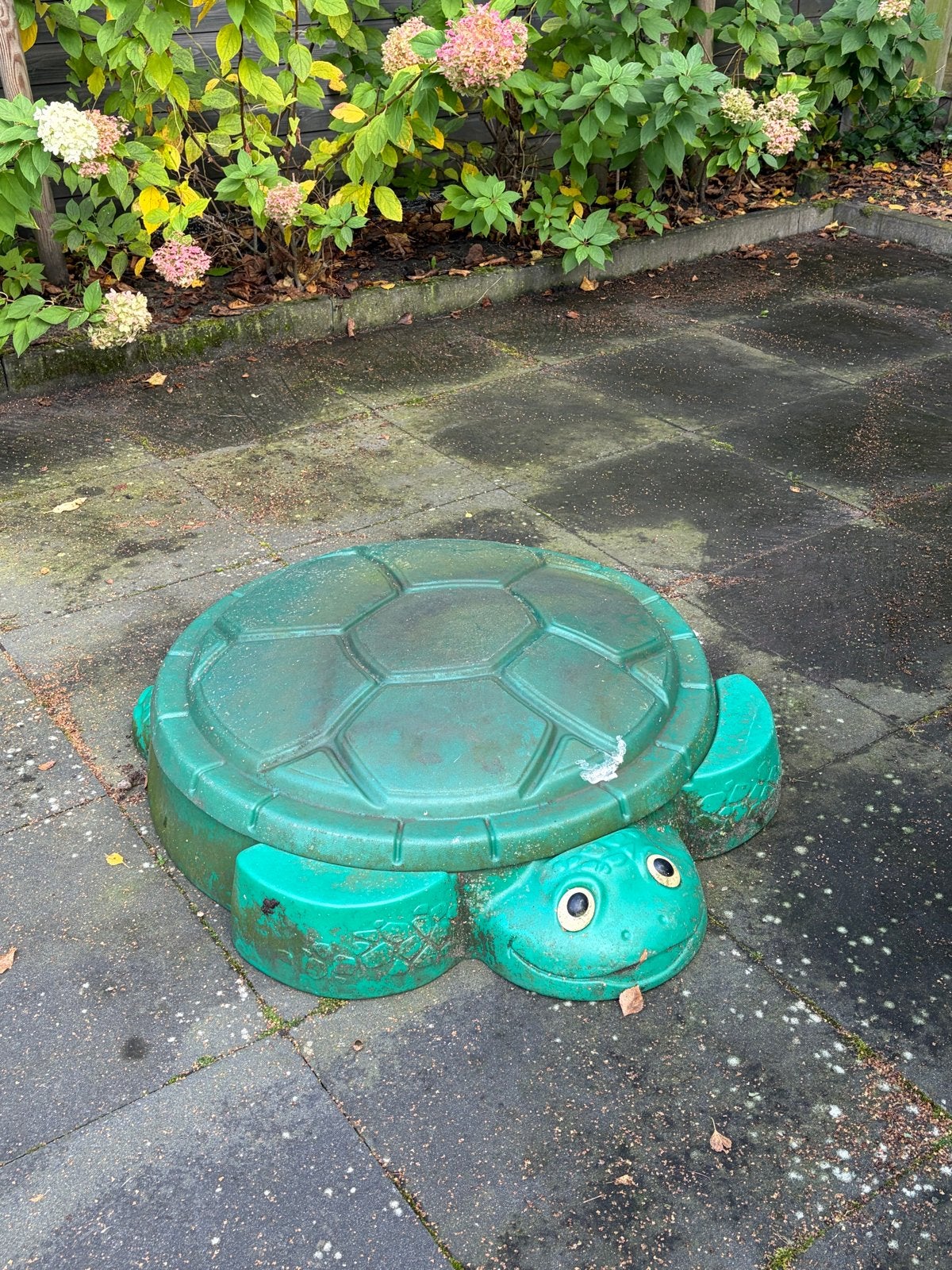 Schildpad zandbak met deksel, Kinderen en Baby's, Ophalen, Gebruikt