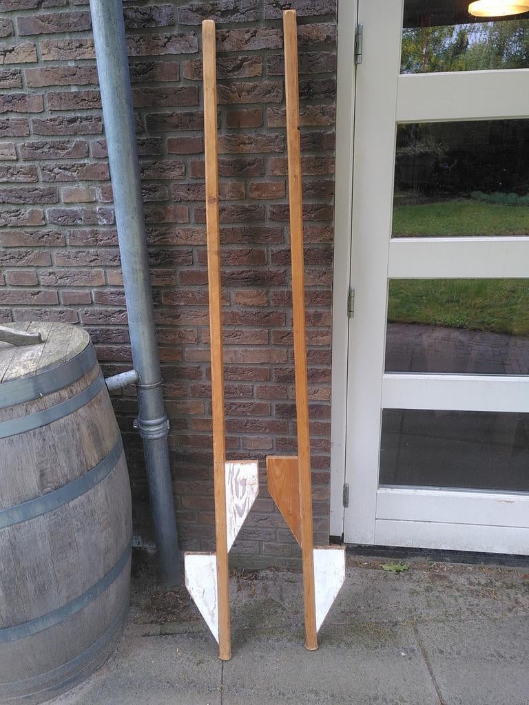 Houten stelten, Ophalen, Gebruikt