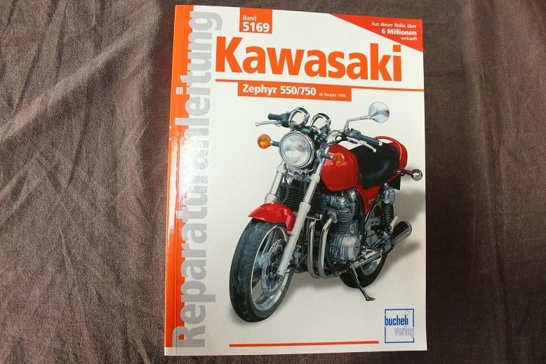 Kawasaki 550 750 Zephyr vanaf 1990 werkplaatsboek handbuch, Motoren, Ophalen of Verzenden, Kawasaki