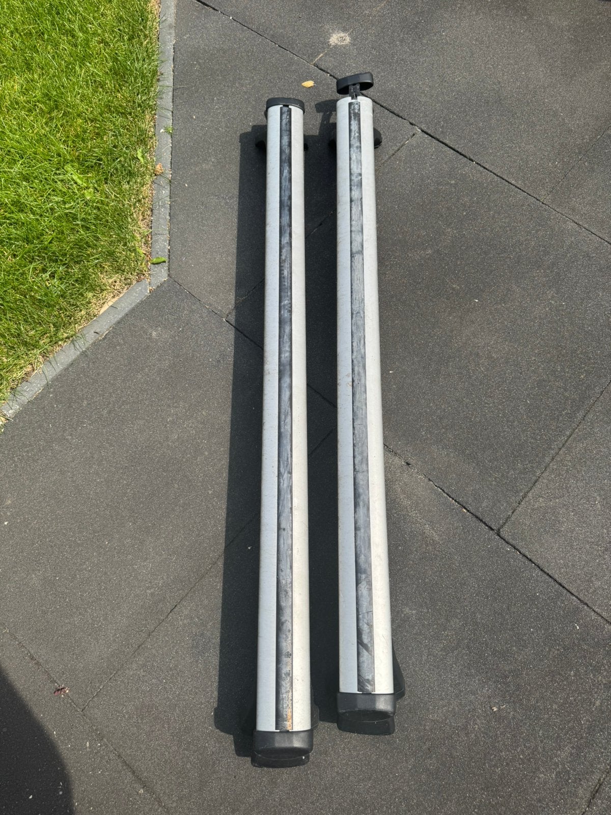 Originele Audi A4 Avant Dakdragers | Aluminium | Compleet, Auto diversen, Dakdragers, Ophalen, Gebruikt