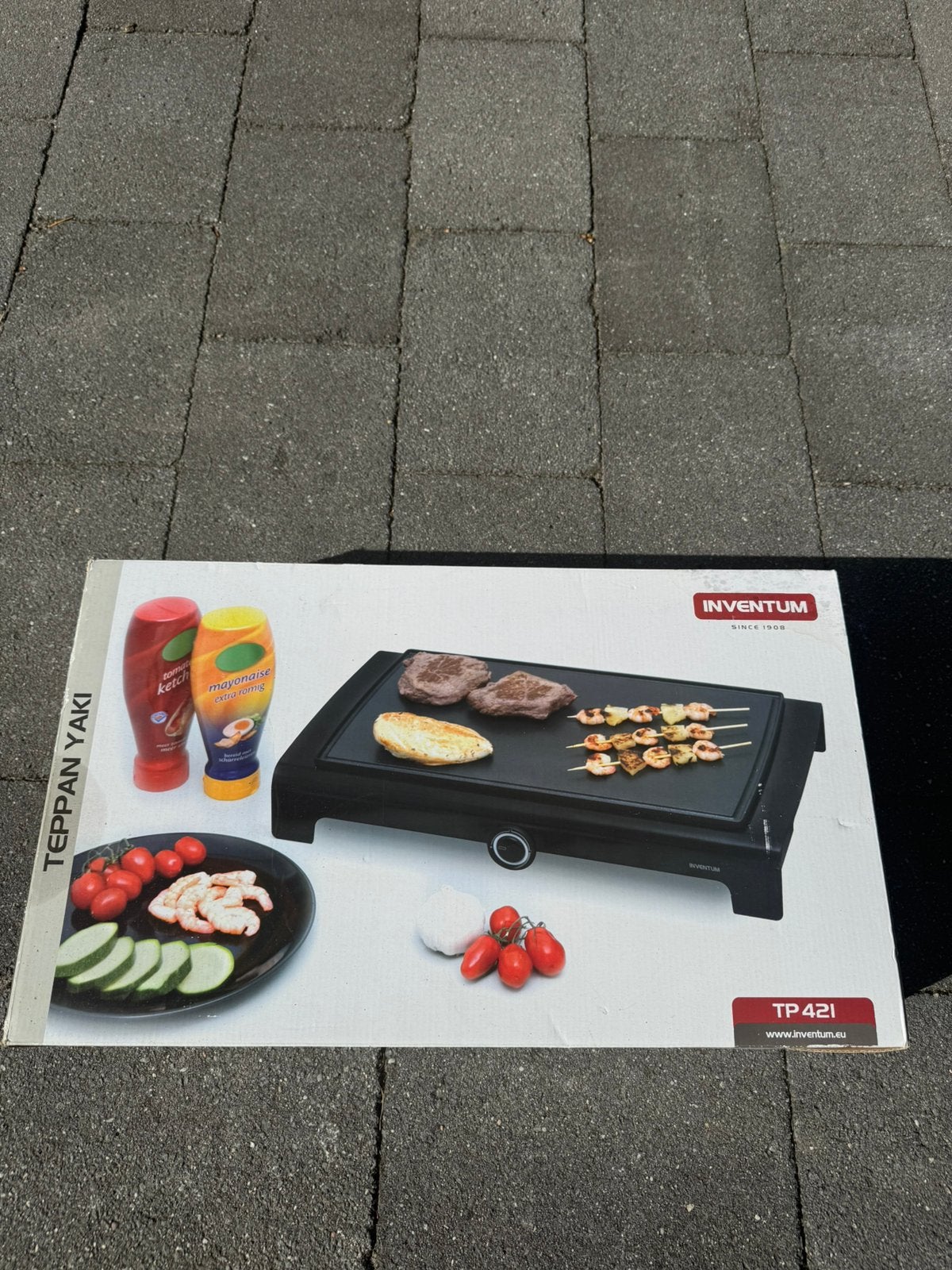 Inventum TP421 Teppanyaki – grillplaat, Witgoed en Apparatuur, Ophalen, Zo goed als nieuw
