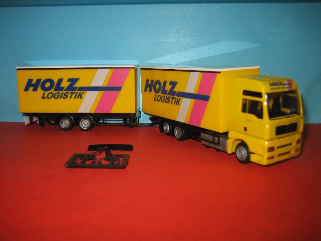Holz-Logistik  MAN met wipkar  AWM, Ophalen of Verzenden, Nieuw, Bus of Vrachtwagen, AWM