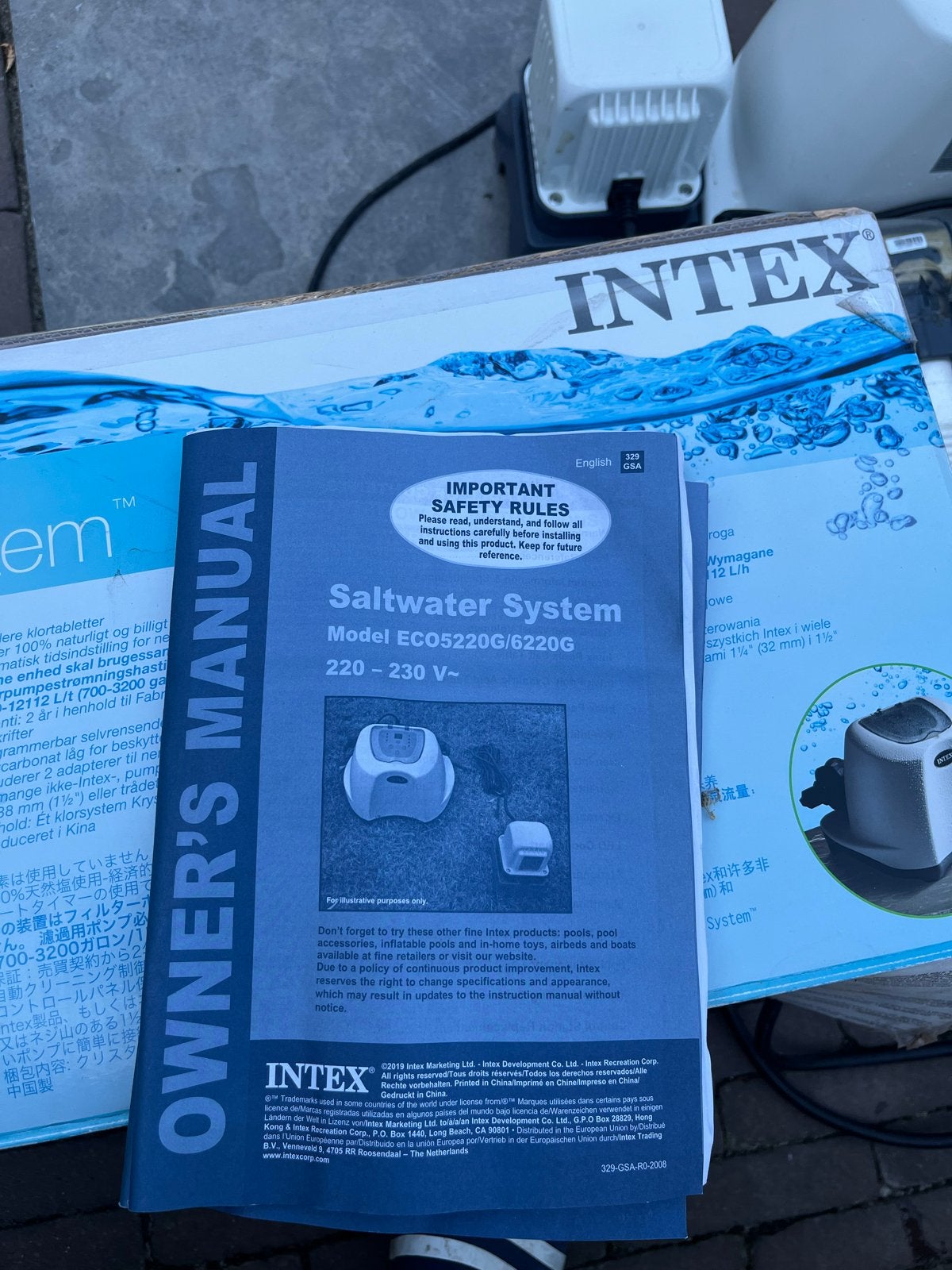 Intex Krystal Clear Saltwater System Zwembadpomp, Tuin en Terras, Zwembad-toebehoren, Ophalen, Gebruikt, Zwembadpomp