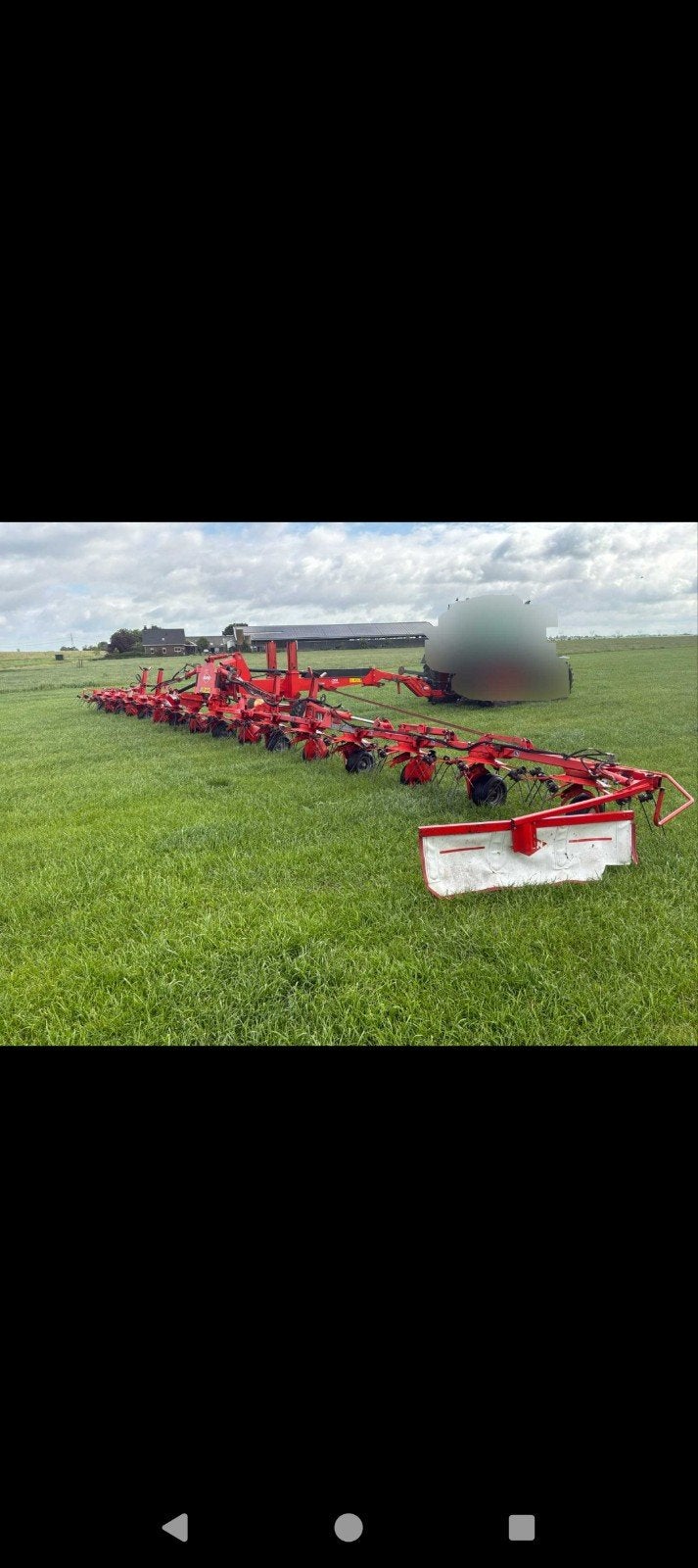 Kuhn schudder getrokken 17 meter breed, Ophalen of Verzenden