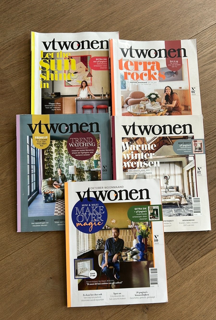 5x vtwonen magazines in goede staat, Ophalen of Verzenden, Gelezen
