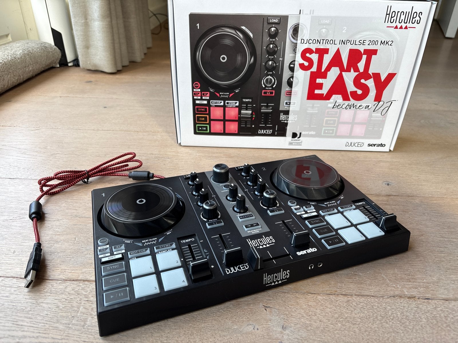 Hercules DJControl Inpulse 200 MK2 - NIEUWSTAAT + doos, Ophalen of Verzenden, Nieuw, Dj-set, Overige merken
