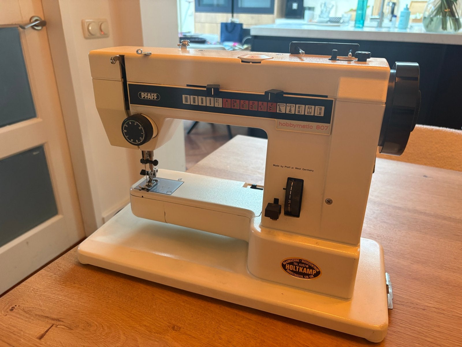 Pfaff Hobbymatic 807 Naaimachine - Vintage en Functioneel, Ophalen, Gebruikt, Naaimachine, Pfaff
