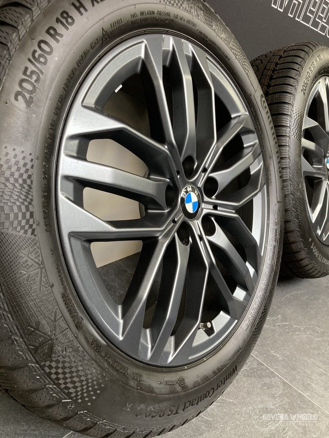 18” originele BMW X1 IX1 X2 IX2 U11 U10 velgen winterbanden, 18 inch, Gebruikt, -, -