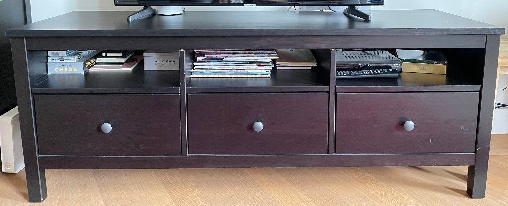 TV stand, Ophalen, Gebruikt, 100 tot 150 cm, Minder dan 100 cm